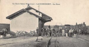 image archive La gare de Lavoncourt