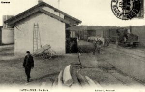 Carte postale de la Gare de Lavoncourt