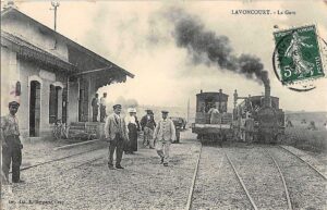 La Gare de Lavoncourt - carte postale